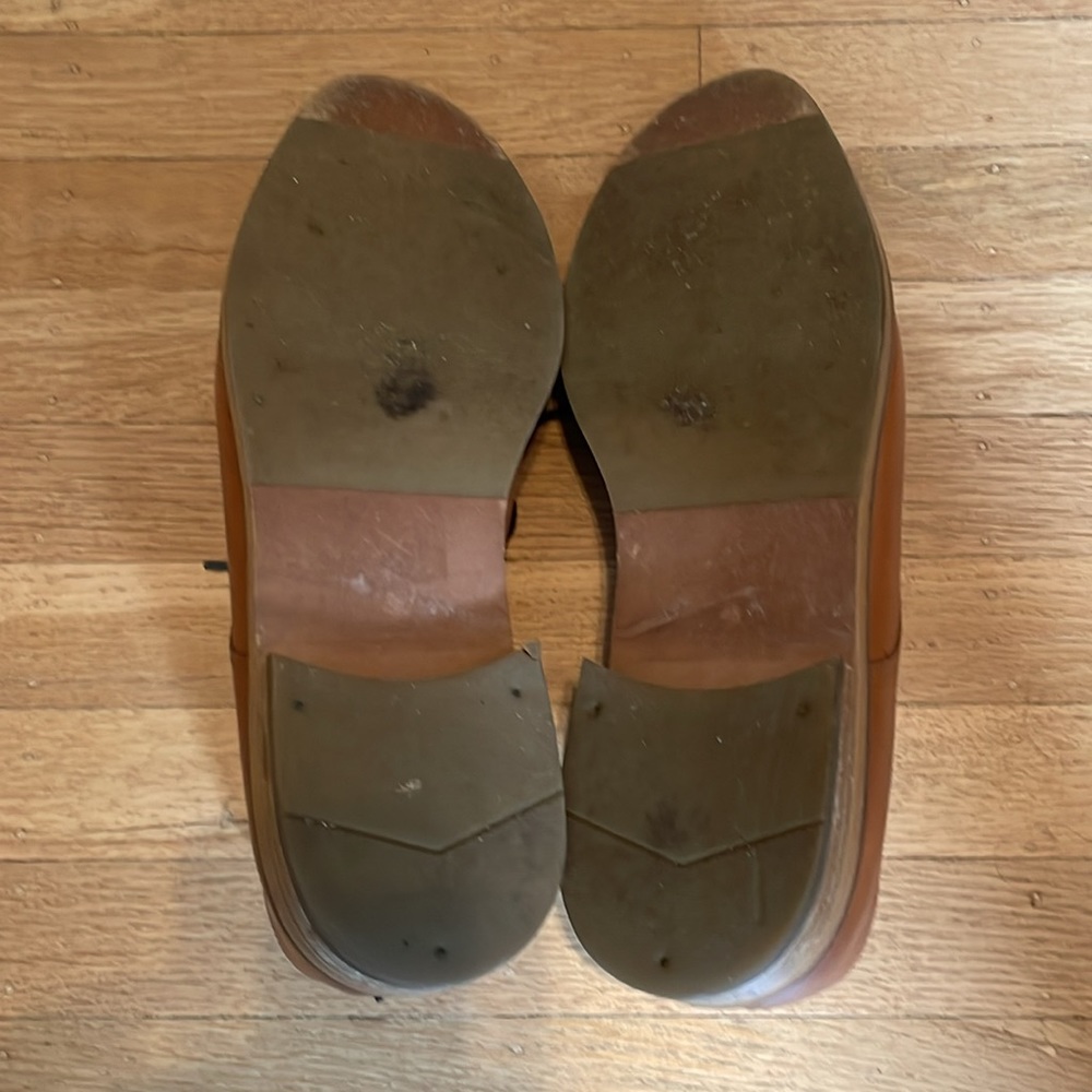 H&M Light Brown Leather Dress Shoes - Picture 7 of 9